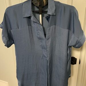 Vince Camuto Blue Tunic Soft Relaxed Fit